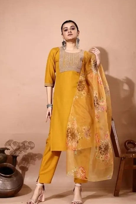 Muster Bloom Kurti Set