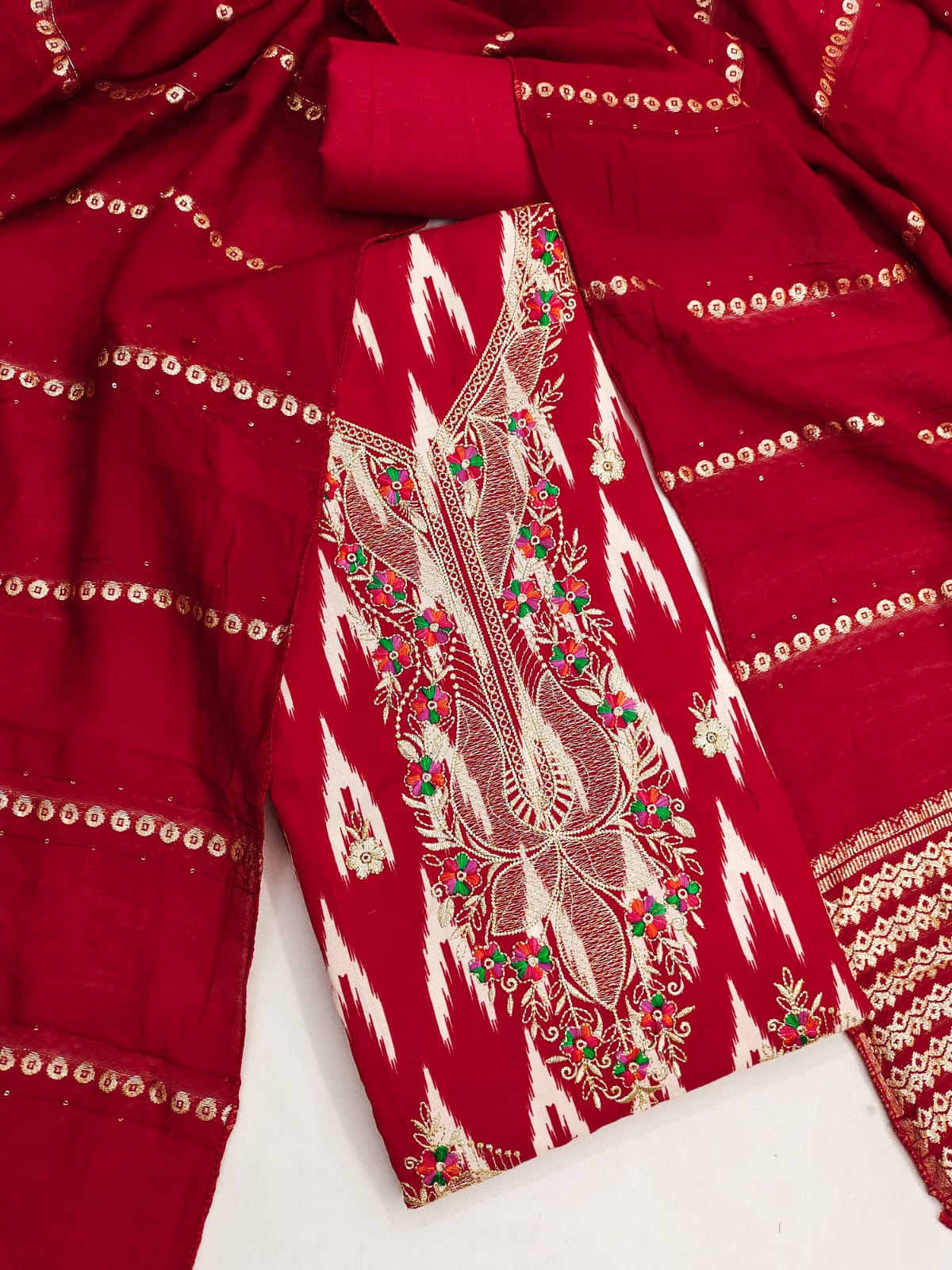 ✨ Exclusive Ethnic Dress Material for Women ✨