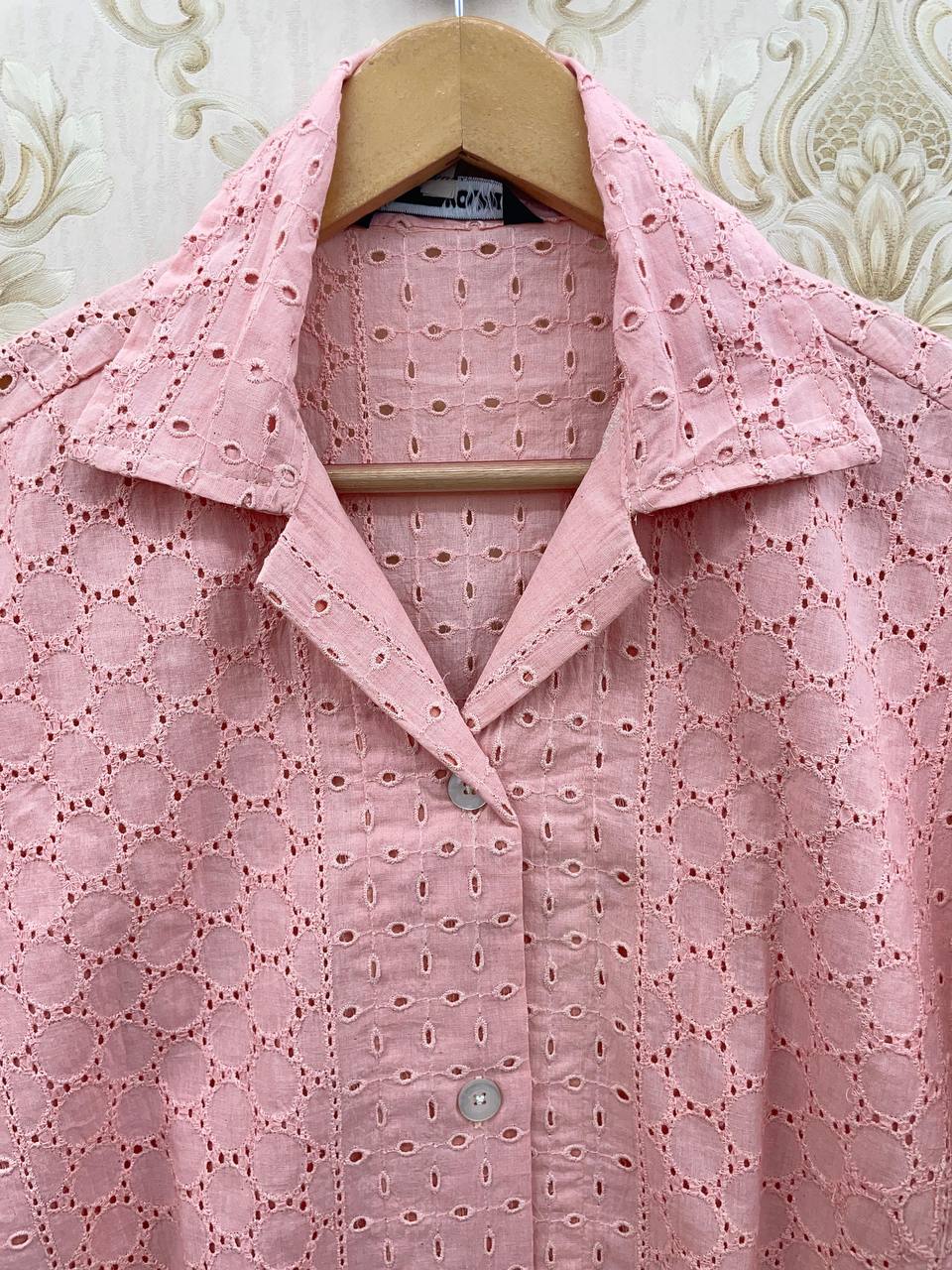 👚 Ladies Cotton Eyelet Shirt – Comfort Fit | Shiflie Collection Top 💫