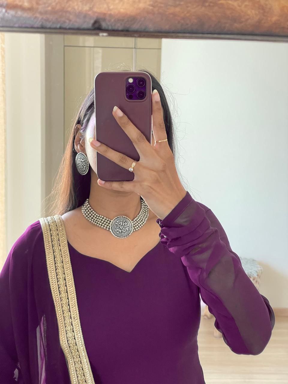 *🔥New Launching Super Hit beautiful gown with duppata 🔥*