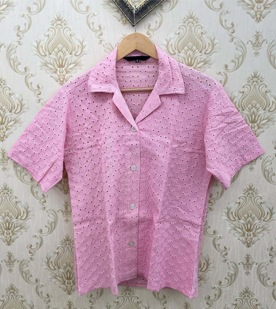👚 Ladies Cotton Eyelet Shirt – Comfort Fit | Shiflie Collection Top 💫