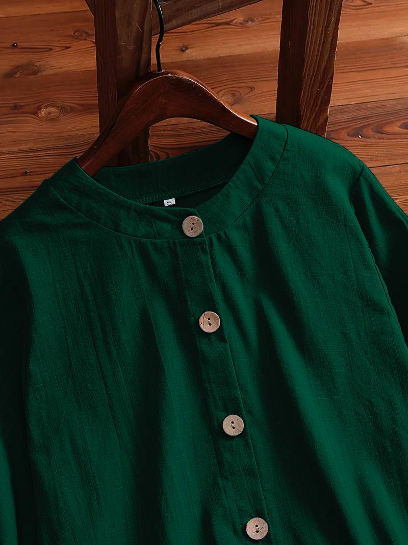 Elegant Green | 100% Flex Cotton | Comfort Fit | Full Sleeve Top